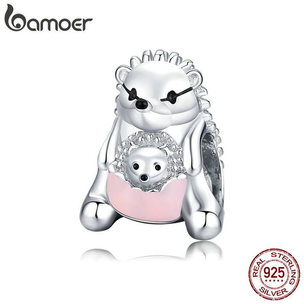 bamoer 925 sterling silver mother hedgehog pets metal charm for original silver bracelet fine jewelry diy bangle bsc239 q0531, Black
bamoer 925 sterling silver mother hedgehog pets metal charm for original silver bracelet fine jewelry diy bangle bsc239 q0531, Black
