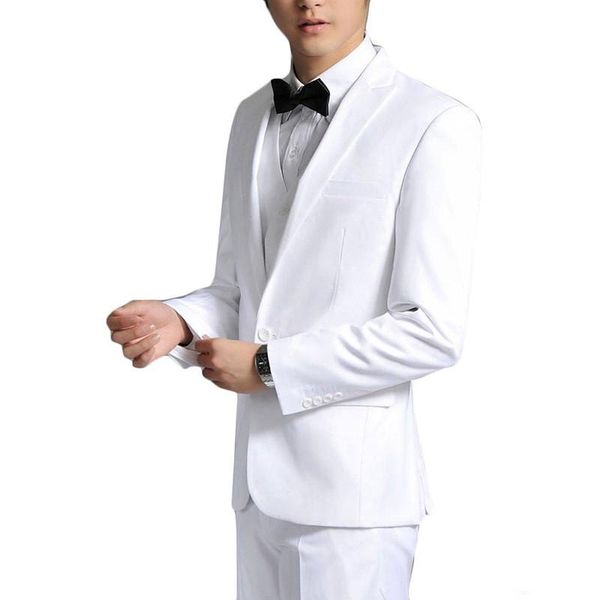 men's suits & blazers three buttons black formal fashion terno masculino notch lapel costume made 3pieces(jacket+pant+vest+tie), White;black
men's suits & blazers three buttons black formal fashion terno masculino notch lapel costume made 3pieces(jacket+pant+vest+tie), White;black