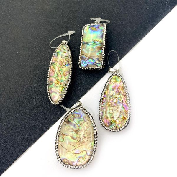charms drop-shaped abalone shell pendant necklace jewelry colorful diamond diy handmade accessories earring, Bronze;silver
charms drop-shaped abalone shell pendant necklace jewelry colorful diamond diy handmade accessories earring, Bronze;silver
