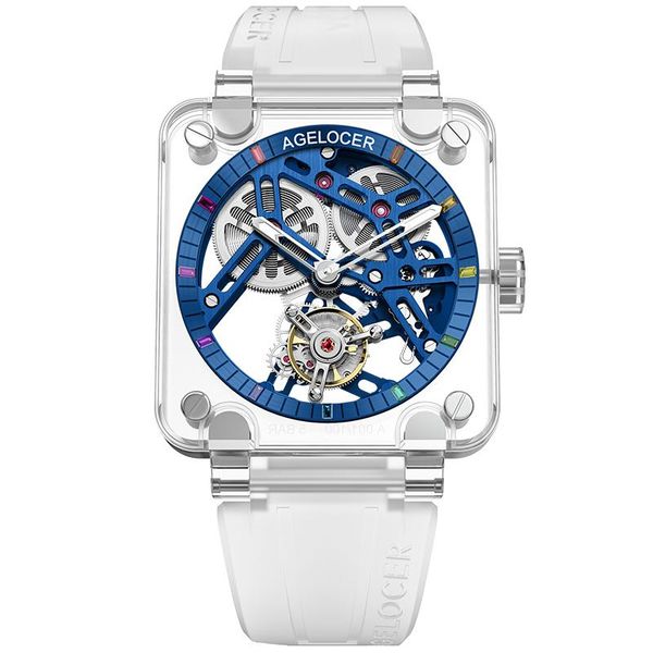wristwatches agelocer full sapphire crystal gems men's automatic tourbillon men original brand mechanical watch power reserve 80h, Slivery;brown
wristwatches agelocer full sapphire crystal gems men's automatic tourbillon men original brand mechanical watch power reserve 80h, Slivery;brown