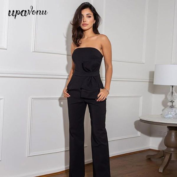 women's jumpsuits & rompers 2021 red jumpsuit bow sleeveless backless elegant straight celebrity club evening party, Black;white
women's jumpsuits & rompers 2021 red jumpsuit bow sleeveless backless elegant straight celebrity club evening party, Black;white