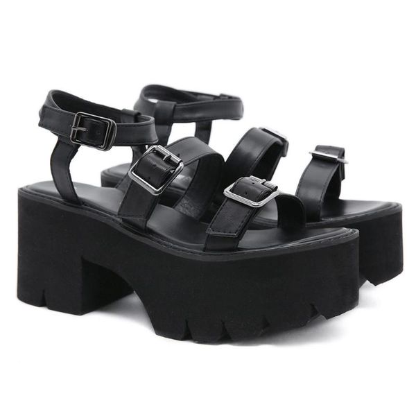 sandals ribetrini brand platform chunky gladiator women's 2021 black leisure casual punk street walking buckle solid cool shoes
sandals ribetrini brand platform chunky gladiator women's 2021 black leisure casual punk street walking buckle solid cool shoes