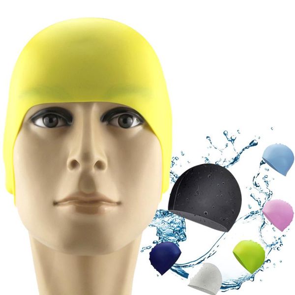 women men summer swimming cap waterproof swim diving long hair cover ear protector hat silicone
women men summer swimming cap waterproof swim diving long hair cover ear protector hat silicone