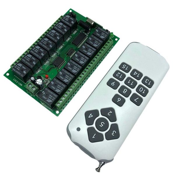 smart home control 12v 15-channel wireless remote switch for led lights, motor, garage control, 315mhz, 9 working modes
smart home control 12v 15-channel wireless remote switch for led lights, motor, garage control, 315mhz, 9 working modes