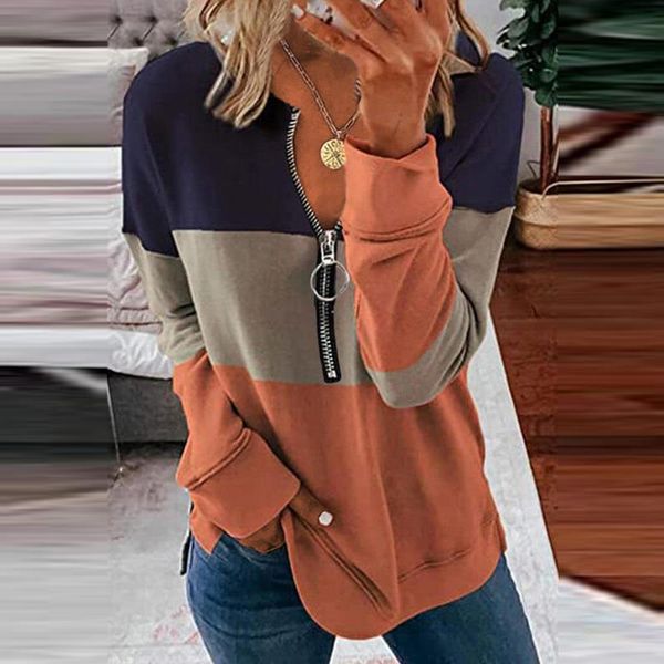 women's blouses & shirts women zipper patchwork casual outdoor blouse spring autumn v neck print loose female pullover long sleeve str, White
women's blouses & shirts women zipper patchwork casual outdoor blouse spring autumn v neck print loose female pullover long sleeve str, White