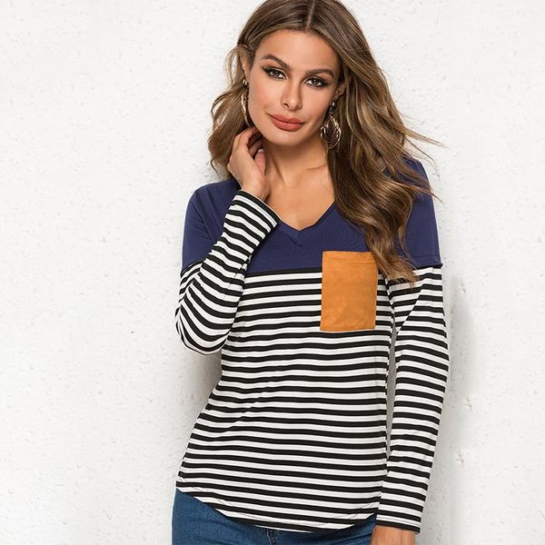 women's blouses & shirts womens and 2021 fashion patchwork long sleeve office women blouse casual striped shirt femme tee blusas, White
women's blouses & shirts womens and 2021 fashion patchwork long sleeve office women blouse casual striped shirt femme tee blusas, White