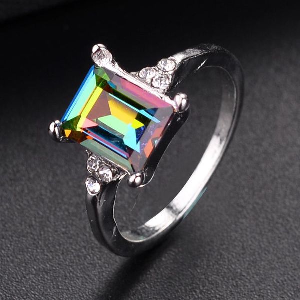 wedding rings uunico luxury zircon engagement ring female square geometry austria crystal romantic for women party, Slivery;golden 
wedding rings uunico luxury zircon engagement ring female square geometry austria crystal romantic for women party, Slivery;golden