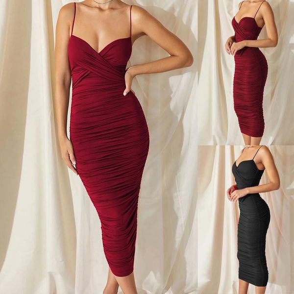 casual dresses women slim dress party solid color sundress suspender buttock female sleeveless cami maxi vestido de mujer, Black;gray
casual dresses women slim dress party solid color sundress suspender buttock female sleeveless cami maxi vestido de mujer, Black;gray