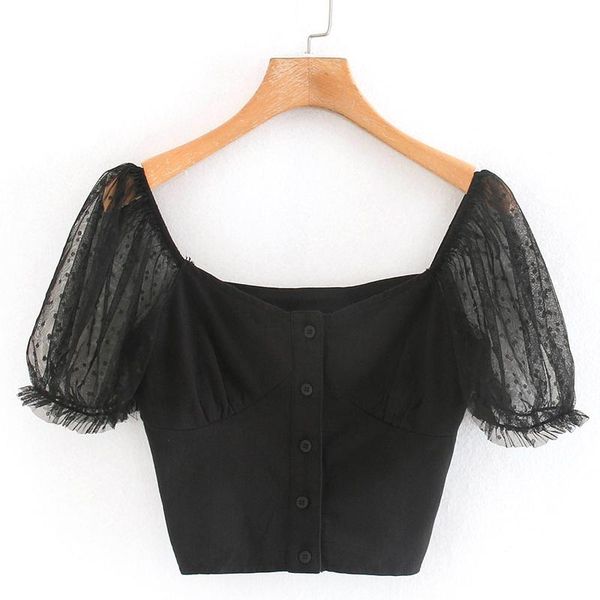 women's blouses & shirts agong casual square collar women fashion patchwork single breasted elegant short female ladies ez, White
women's blouses & shirts agong casual square collar women fashion patchwork single breasted elegant short female ladies ez, White