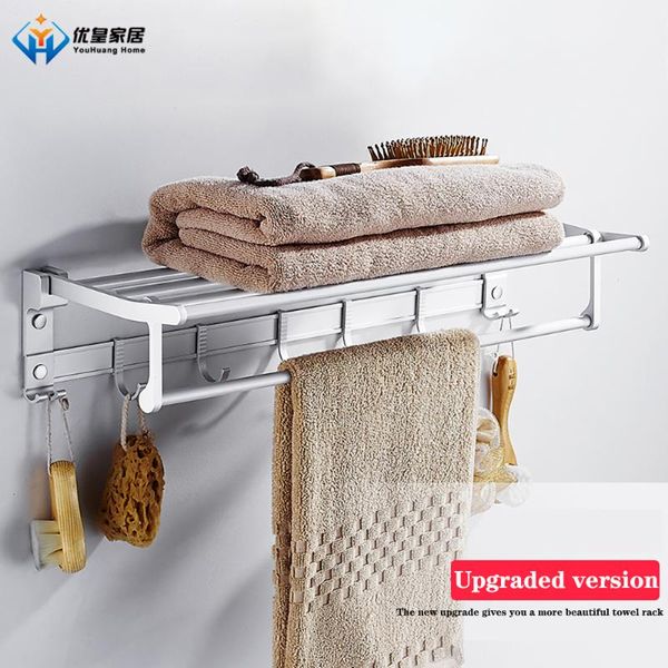 punch-bathroom accessories silver towel holder wall hanging shower rack folding hook storage hanger
punch-bathroom accessories silver towel holder wall hanging shower rack folding hook storage hanger