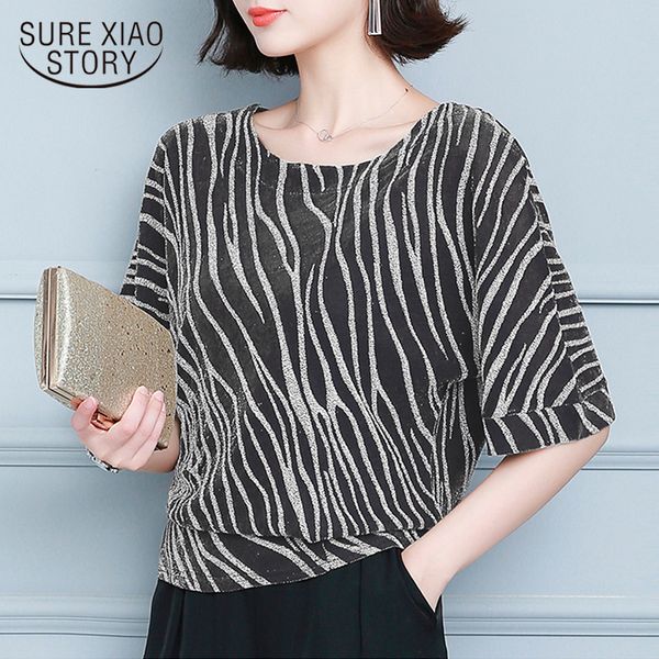 spring new short sleeve striped blouse women cotton casual o neck plus size women shirt ladies pullover blusas mujer 10126 210225, White
spring new short sleeve striped blouse women cotton casual o neck plus size women shirt ladies pullover blusas mujer 10126 210225, White