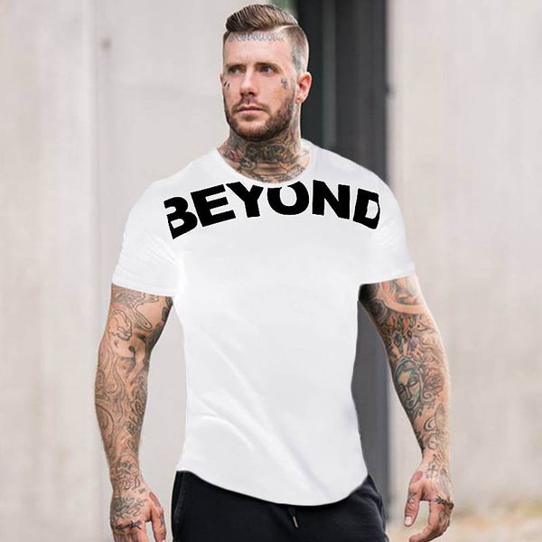 summer sports running training tight- high-quality cotton printed round neck mens t-shirt home travel shopping short-sleeved, Black
summer sports running training tight- high-quality cotton printed round neck mens t-shirt home travel shopping short-sleeved, Black