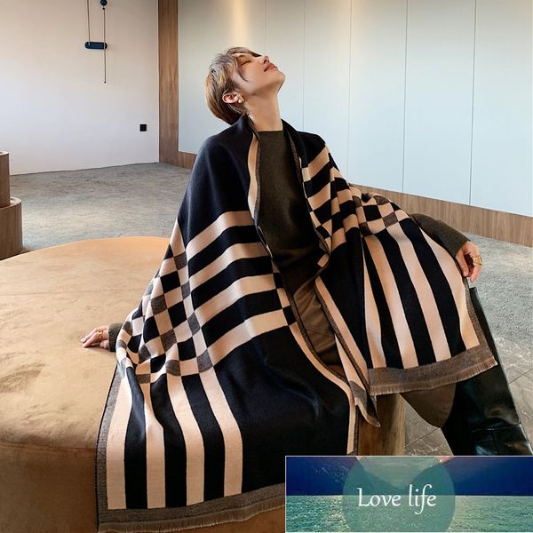 luxury black plaid scarf women winter warm cashmere blanket wraps female scarves lady pashmina thick foulard stolefactory price factory pric, Blue;gray
luxury black plaid scarf women winter warm cashmere blanket wraps female scarves lady pashmina thick foulard stolefactory price factory pric, Blue;gray