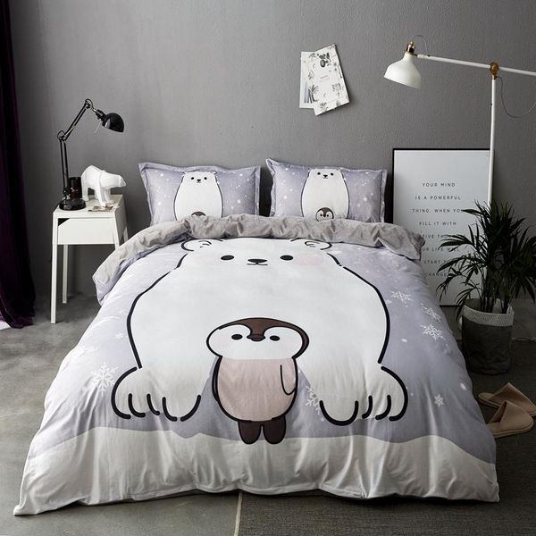 bedding sets cartoon ab side double colors set soft bedclothes duvet/quilt cover bed linen sheet pieces 4
bedding sets cartoon ab side double colors set soft bedclothes duvet/quilt cover bed linen sheet pieces 4