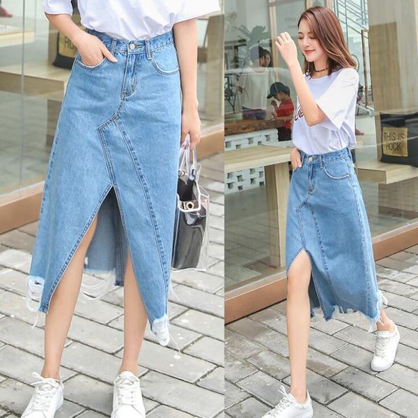 skirts long denim maxi jeans women high waist ripped skirt ladies midi blue 2021 summer spring large plus size, Black
skirts long denim maxi jeans women high waist ripped skirt ladies midi blue 2021 summer spring large plus size, Black