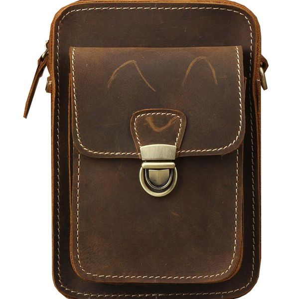waist bags pack men genuine leather casual vintage multi-function men's small pockets cow cell phone
waist bags pack men genuine leather casual vintage multi-function men's small pockets cow cell phone