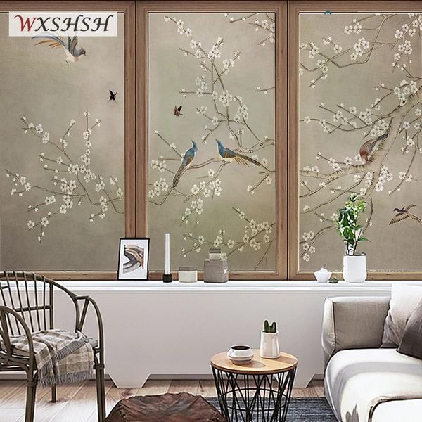 window stickers custom size electrostatic film pvc birds and flower painting chinese style private stained home decorative glass foil
window stickers custom size electrostatic film pvc birds and flower painting chinese style private stained home decorative glass foil