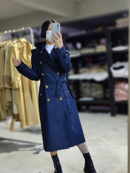 women's trench coats fashion coat female 2021 autumn winter classic 100% cotton waterproof outerwear long, Tan;black
women's trench coats fashion coat female 2021 autumn winter classic 100% cotton waterproof outerwear long, Tan;black