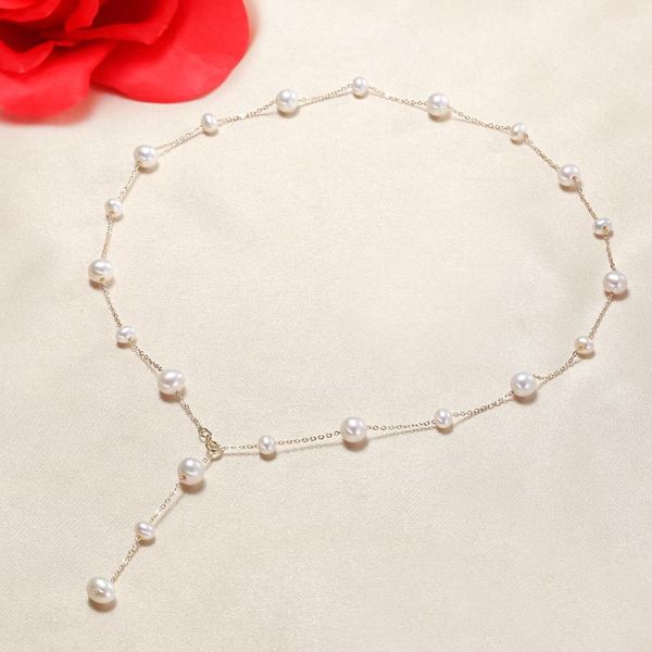 chains fashion temperament starry star pearl necklace luxury freshwater gradient size all-match jewelry, Silver
chains fashion temperament starry star pearl necklace luxury freshwater gradient size all-match jewelry, Silver