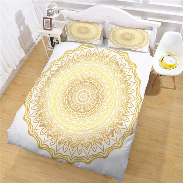 bedding sets golden mandala featured duvet cover set king double full twin single size bed linen
bedding sets golden mandala featured duvet cover set king double full twin single size bed linen