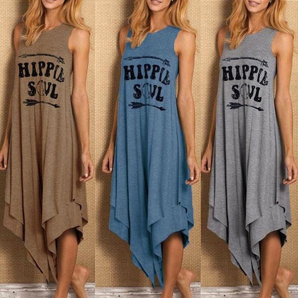 hippie soul letter printed summer womens dresses sleeveless o neck tank casual loose plus size irregular hem long, Black;gray
hippie soul letter printed summer womens dresses sleeveless o neck tank casual loose plus size irregular hem long, Black;gray