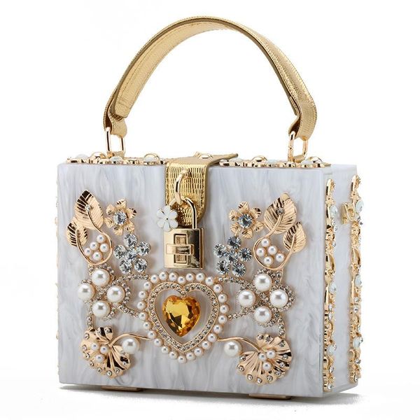 evening bags box designer bag pearl beads flower clutch acrylic luxury handbag banquet party wedding purse women's shoulder
evening bags box designer bag pearl beads flower clutch acrylic luxury handbag banquet party wedding purse women's shoulder