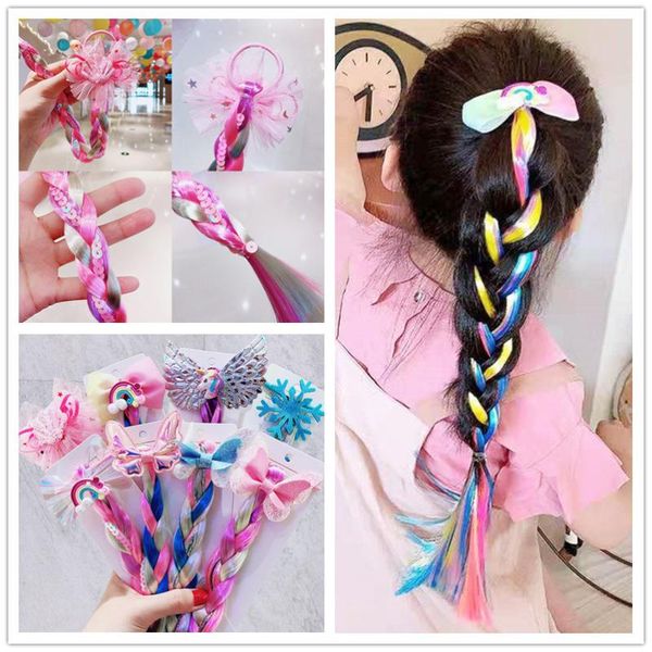 hair accessories girls cute cartoon bow butterfly colorful wigs braid headband kids ponytail holder rubber bands headwear gift, Slivery;white
hair accessories girls cute cartoon bow butterfly colorful wigs braid headband kids ponytail holder rubber bands headwear gift, Slivery;white