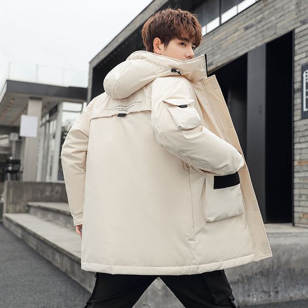 2021 winter down-jacket-men hooded solid color thick warm white duck down jacket waterproof for men youth streetwear coats, Black
2021 winter down-jacket-men hooded solid color thick warm white duck down jacket waterproof for men youth streetwear coats, Black