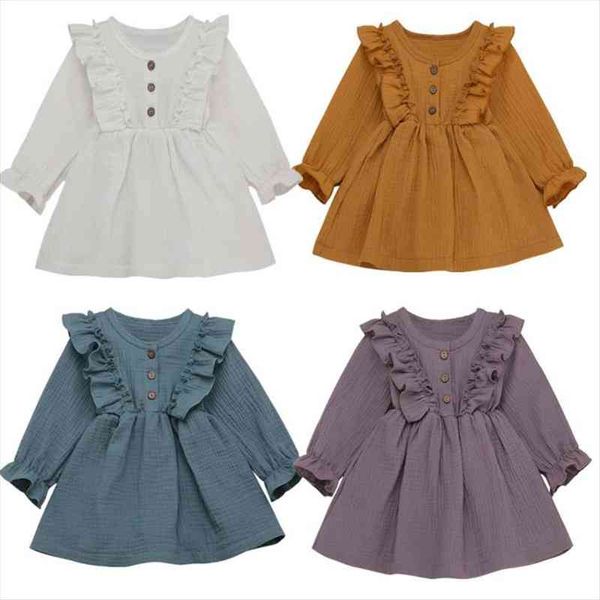 toddler kids baby girl cotton dresses linen party casual spring autumn ruffles long sleeve solid color princess sundress, Red;yellow
toddler kids baby girl cotton dresses linen party casual spring autumn ruffles long sleeve solid color princess sundress, Red;yellow