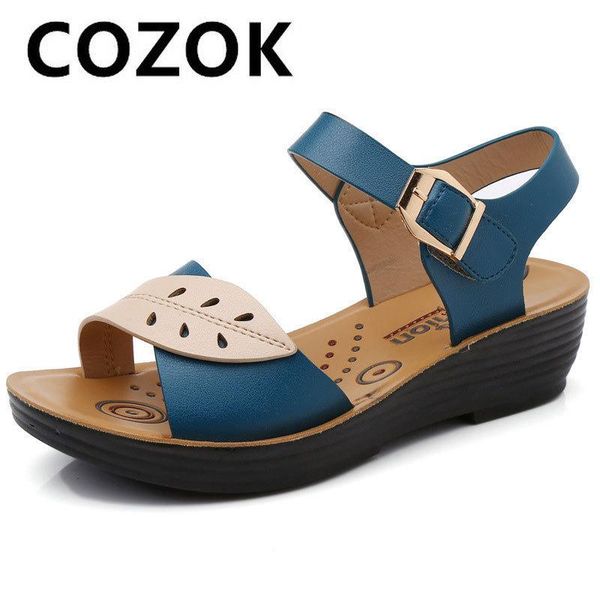 sandals summer women flat 2021 leather soft bottom buckle fashion comfortable outdoor wedges open-toe mother, Black
sandals summer women flat 2021 leather soft bottom buckle fashion comfortable outdoor wedges open-toe mother, Black