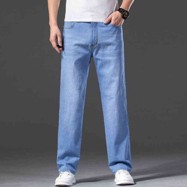 men's jeans thin 2021 summer tiansi jeans straight tube loose trend versatile men's pants, Blue
men's jeans thin 2021 summer tiansi jeans straight tube loose trend versatile men's pants, Blue