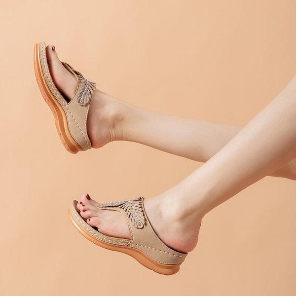 rhinestone size 41 flip flops women slippers platorm wedges slippers summer trendy beach shoes women casual flip flop, Black 
rhinestone size 41 flip flops women slippers platorm wedges slippers summer trendy beach shoes women casual flip flop, Black