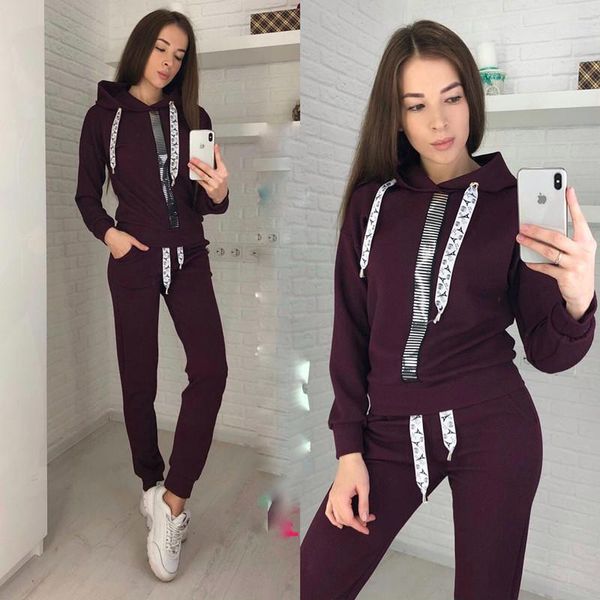 women's two piece pants autumn tracksuits long sleeve hoodies sweatshirt and suit for women 2 set tracksuit female casual sporting suit, White
women's two piece pants autumn tracksuits long sleeve hoodies sweatshirt and suit for women 2 set tracksuit female casual sporting suit, White