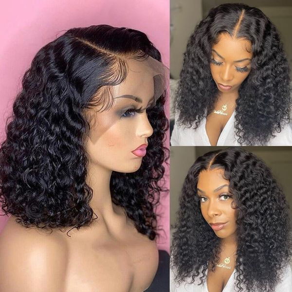 lace wigs brazilian 13x4 bob pre plucked with baby hair deep wave short water curly wig human for women, Black;brown
lace wigs brazilian 13x4 bob pre plucked with baby hair deep wave short water curly wig human for women, Black;brown