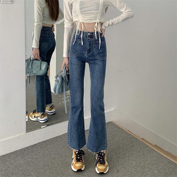 women's jeans high waist denim cropped pants autumn 2021 design sense of minority woolen slim, Blue
women's jeans high waist denim cropped pants autumn 2021 design sense of minority woolen slim, Blue
