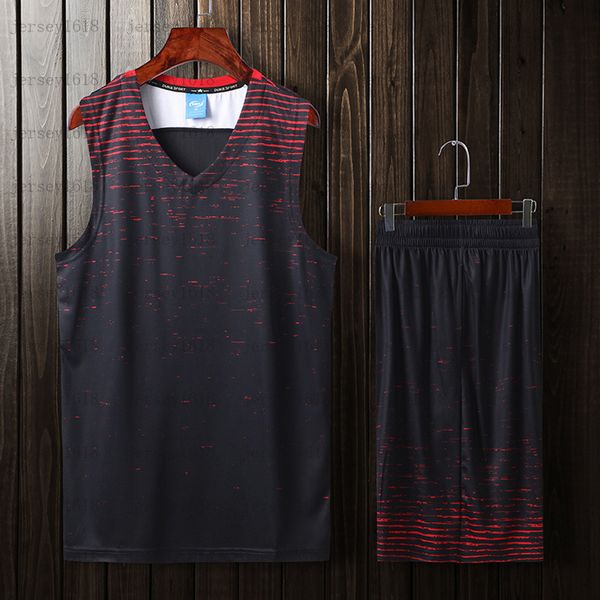 0032children's basketball suit men's summer basketball easy dry training camp uniform customized basketball suit, Black;red
0032children's basketball suit men's summer basketball easy dry training camp uniform customized basketball suit, Black;red