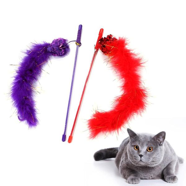 cat toys 2pcs sound paper wand training interactive plush funny playing (random color)
cat toys 2pcs sound paper wand training interactive plush funny playing (random color)