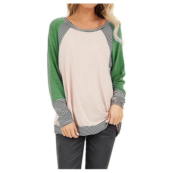 women's blouses & shirts color patchwork casual shirt fashion women leisure loose long sleeve stripe print splice o-neck blusa feminin, White
women's blouses & shirts color patchwork casual shirt fashion women leisure loose long sleeve stripe print splice o-neck blusa feminin, White