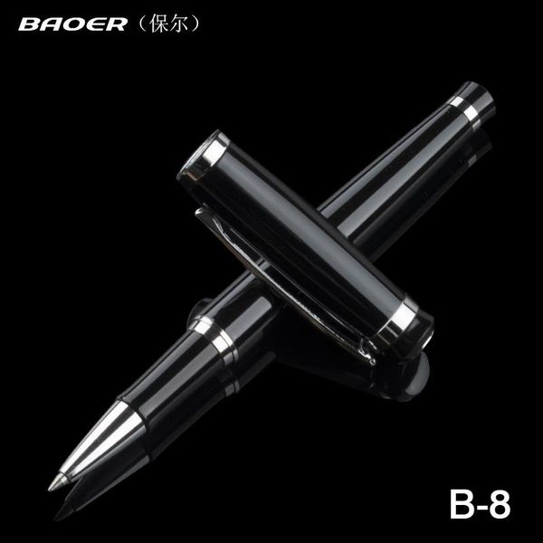gel pens baoer 508 luxury black and silver clip roller ball pen with 0.5mm ink refill original gift box ballpoint
gel pens baoer 508 luxury black and silver clip roller ball pen with 0.5mm ink refill original gift box ballpoint