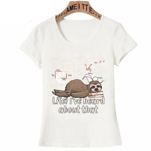 women's t-shirt the mathematical equation clever sloth print funny women short sleeve cute girl tee shirt hipster casual white
women's t-shirt the mathematical equation clever sloth print funny women short sleeve cute girl tee shirt hipster casual white