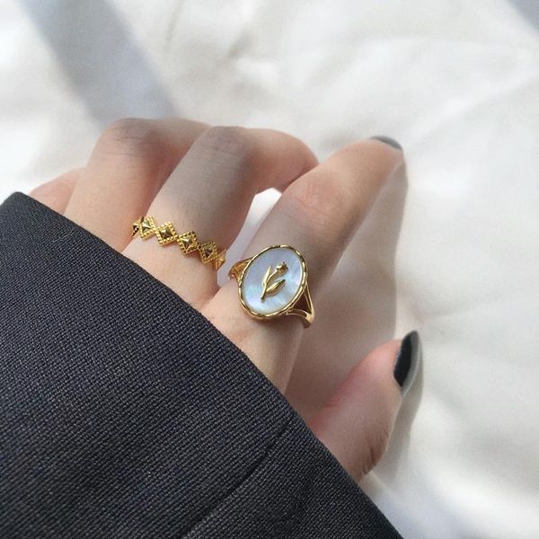 wedding rings 2021 french flower tulip gold silver color metal shell opening ring for women adjustable oval jewelry gifts, Slivery;golden
wedding rings 2021 french flower tulip gold silver color metal shell opening ring for women adjustable oval jewelry gifts, Slivery;golden