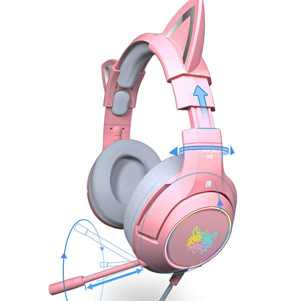 rgb gaming 7.1 stereo headphones pink headset removable cat ear wired usb with mic noise reduction for ps4/xbox one cute girl
rgb gaming 7.1 stereo headphones pink headset removable cat ear wired usb with mic noise reduction for ps4/xbox one cute girl