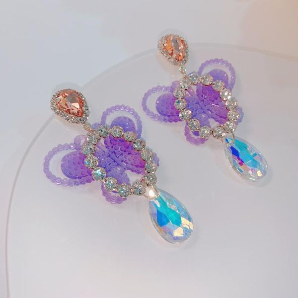 dangle & chandelier korean luxury earrings heart crystal long pendientes exaggerated rhinestone drop gifts bowknot jewelry, Silver
dangle & chandelier korean luxury earrings heart crystal long pendientes exaggerated rhinestone drop gifts bowknot jewelry, Silver