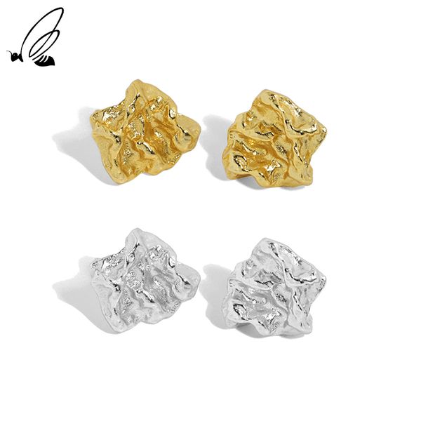s'steel korean design face lava texture sterling silver 925 stud earrings for women personalized trend 2021 accessories jewelry, Golden
s'steel korean design face lava texture sterling silver 925 stud earrings for women personalized trend 2021 accessories jewelry, Golden