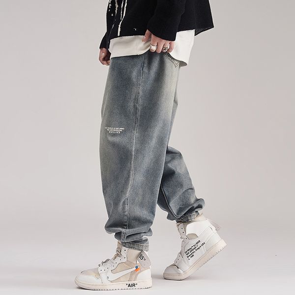 2021 new fashion streetwear men jeans loose fit retro blue casual cotton denim harem pants hip hop wide leg baggy trousers usop
2021 new fashion streetwear men jeans loose fit retro blue casual cotton denim harem pants hip hop wide leg baggy trousers usop