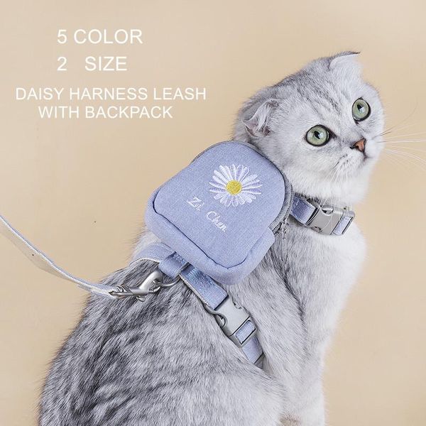 cat collars & leads multi-function adjustable harness and leash set with backpack traction rope bag for small dog outdoor walking detachable
cat collars & leads multi-function adjustable harness and leash set with backpack traction rope bag for small dog outdoor walking detachable