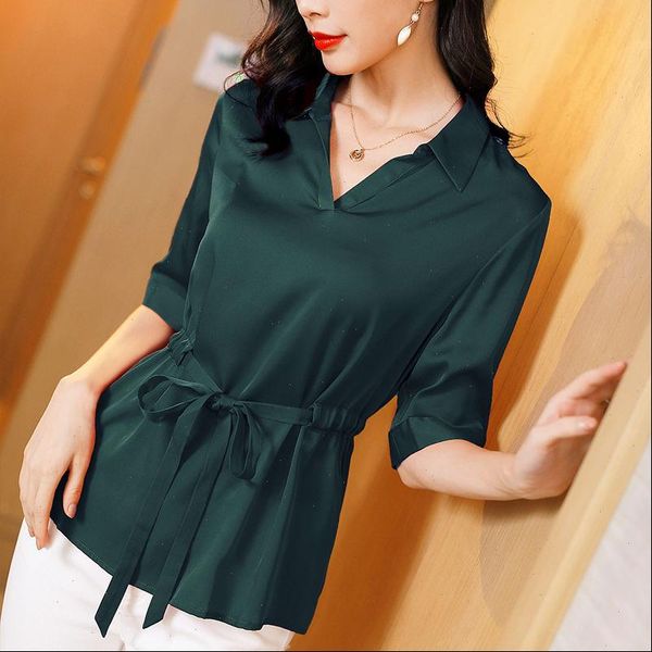 new womens spring autumn blouses fashion long sleeve solid color womens turn down collar bow office womens df3214, White
new womens spring autumn blouses fashion long sleeve solid color womens turn down collar bow office womens df3214, White