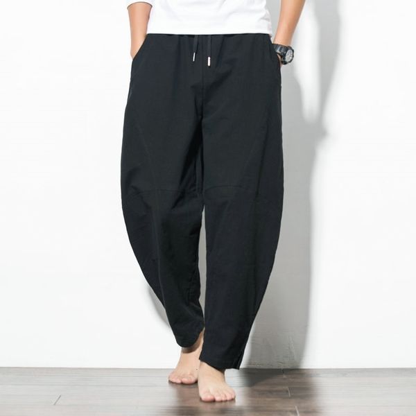 men's pants harem large size 5xl solid oversize drawstring s trousers breathable comfortable causal ftb7, Black
men's pants harem large size 5xl solid oversize drawstring s trousers breathable comfortable causal ftb7, Black