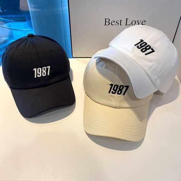 ins hat women autumn winter korean soft baseball 1987 embroidered cap men's leisure curved brim hat fashion1, Black;white
ins hat women autumn winter korean soft baseball 1987 embroidered cap men's leisure curved brim hat fashion1, Black;white