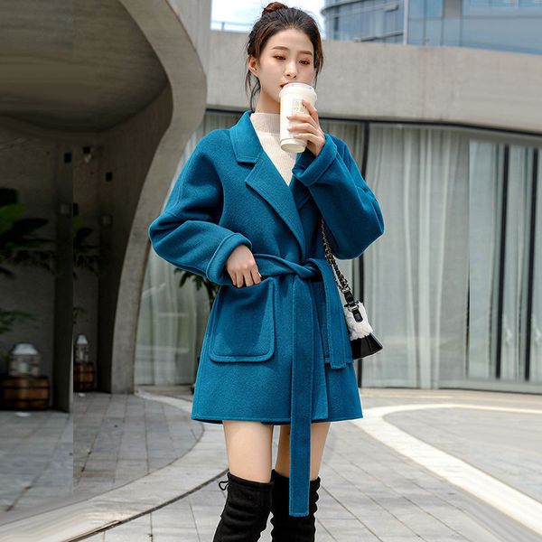 2021 new women women's coat spring jacket fashion wool ladies plus size clothing b653 y3uo, Black
2021 new women women's coat spring jacket fashion wool ladies plus size clothing b653 y3uo, Black